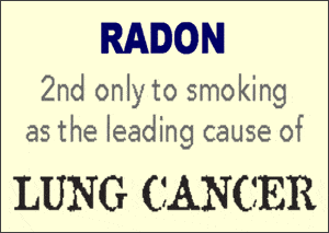 Radon is 2nd leading cause of lung cancer